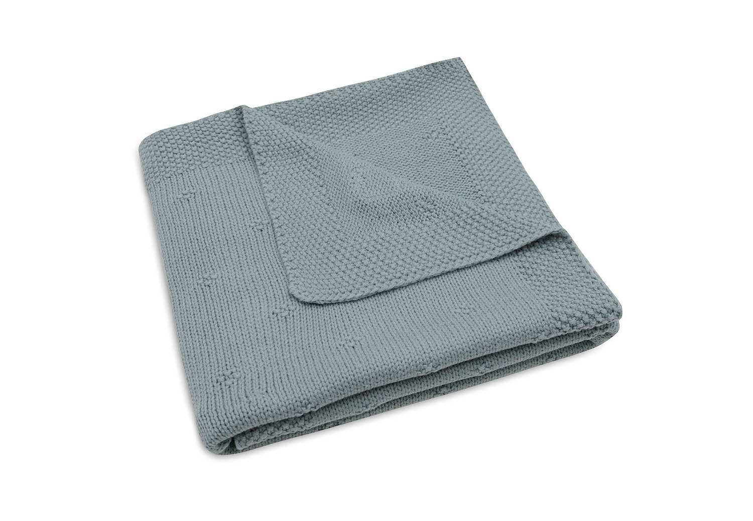 Kinderdecke Strick - Cosy Knit sea green (100x150 cm)