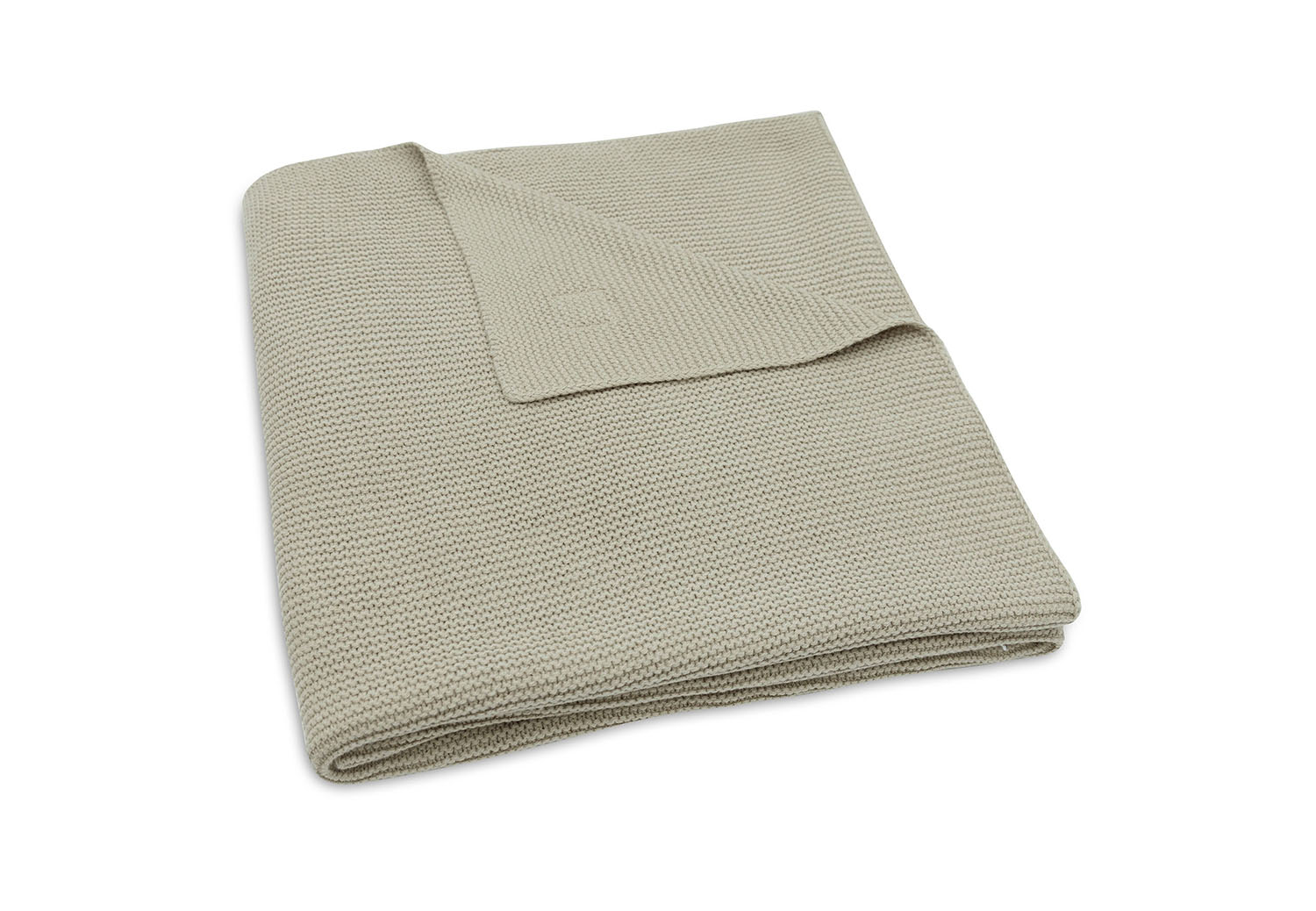 Babydecke Strickdecke Basic Knit olive (75x100 cm)