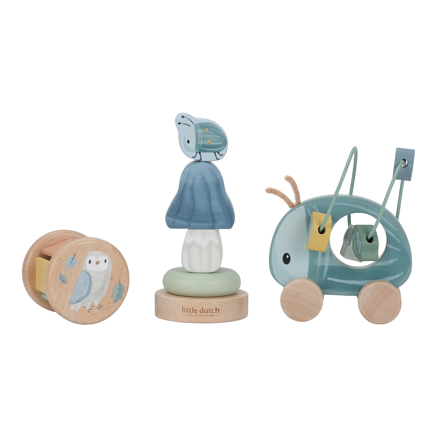 Holz Geschenkset (FSC) - Forest Friends blau