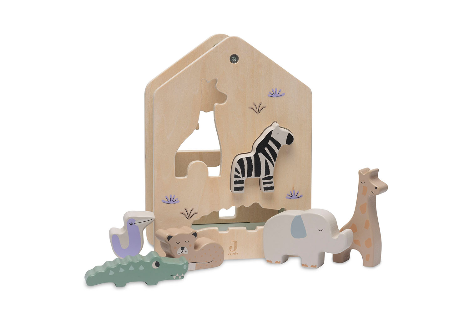 Holz Steckspiel Sortierbox (FSC) - Jungle Jambo