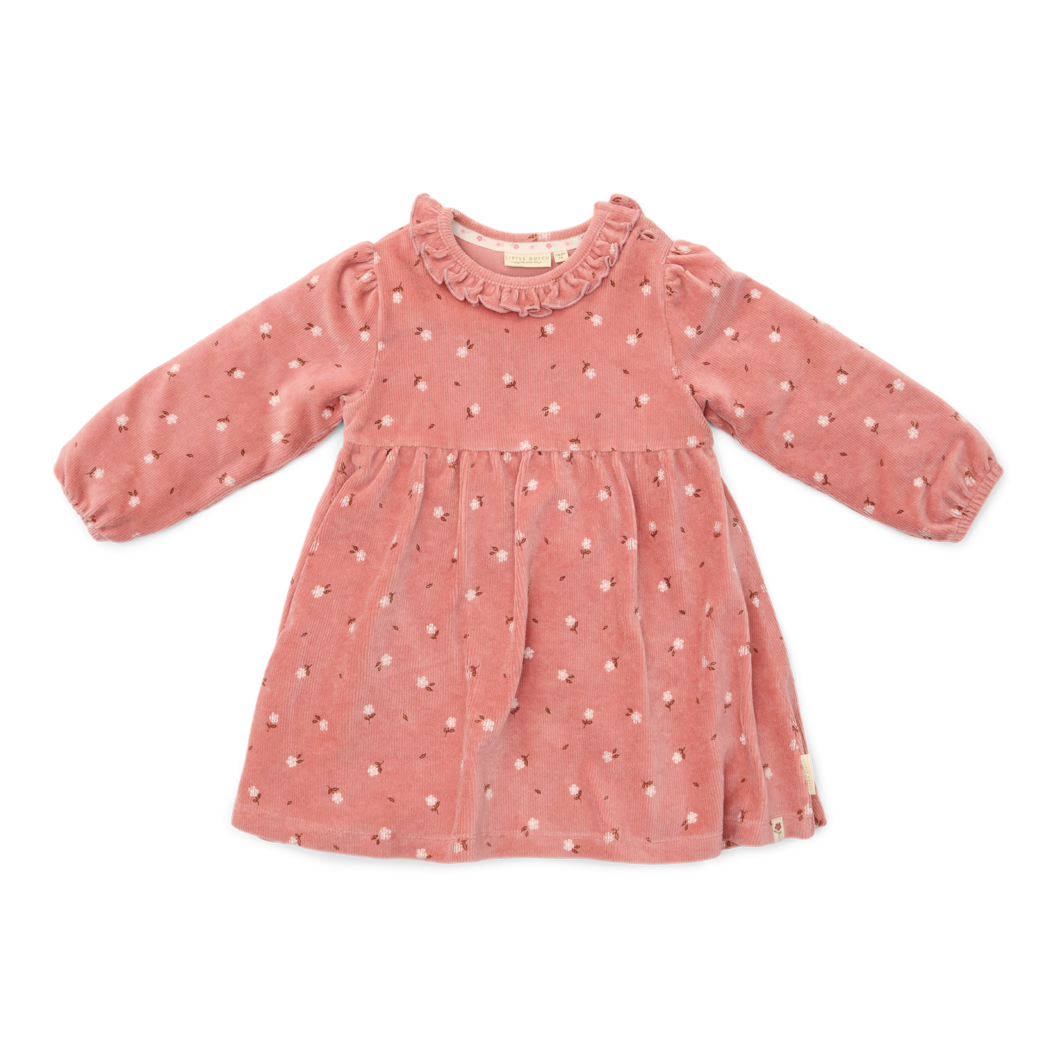 Kleid langärmlig Flowers - Little Farm warm rose (Gr. 104)