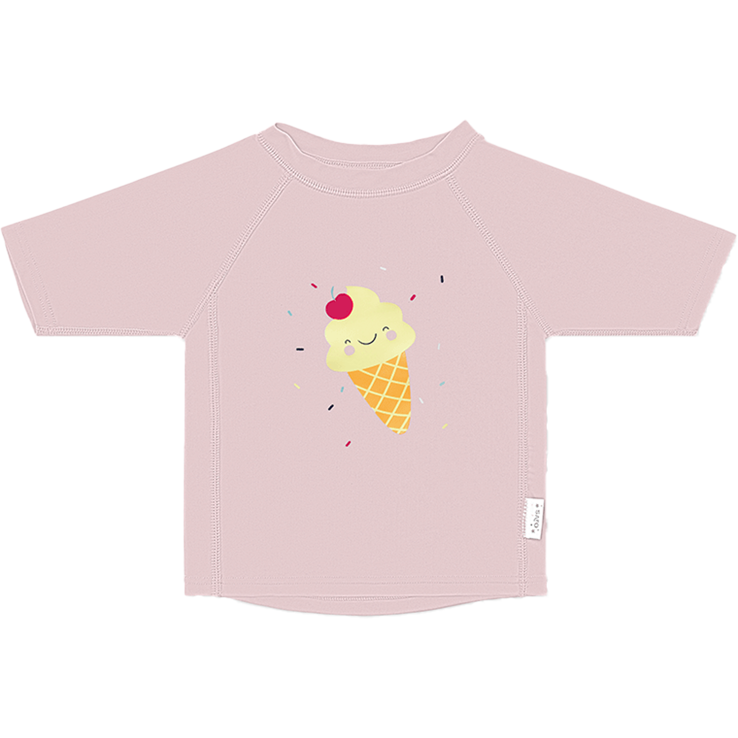 Schwimmshirt kurzarm Ice Cream rosa (Gr. 12-18 Monate)