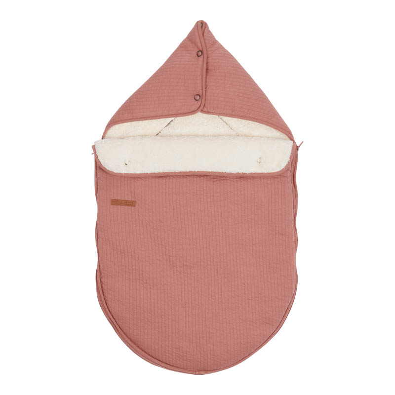 Fußsack für Babyschale - Pure pink blush