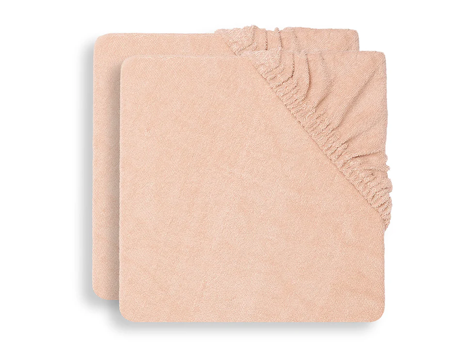 Wickelauflagenbezug 2er Set Frottee Basic rosa (75x85 cm)