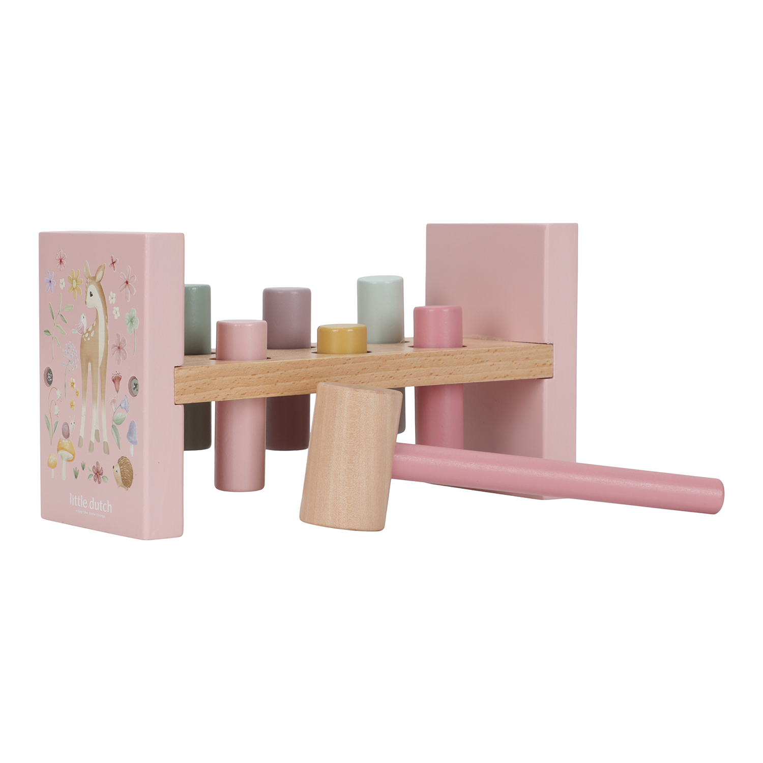 Holz Hammerbank (FSC) - Fairy Garden rosa