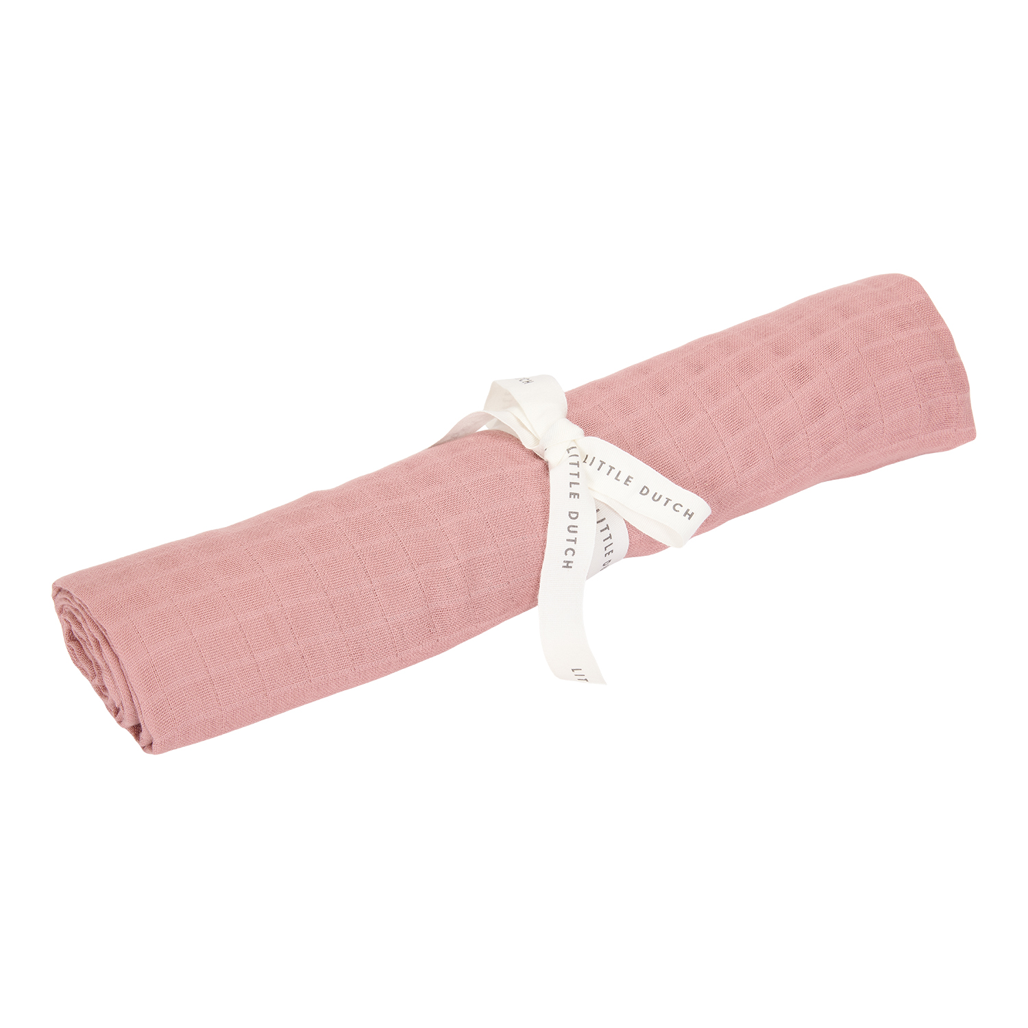 Musselin Swaddle Tuch / Pucktuch - Pure pink blush (120x120 cm)