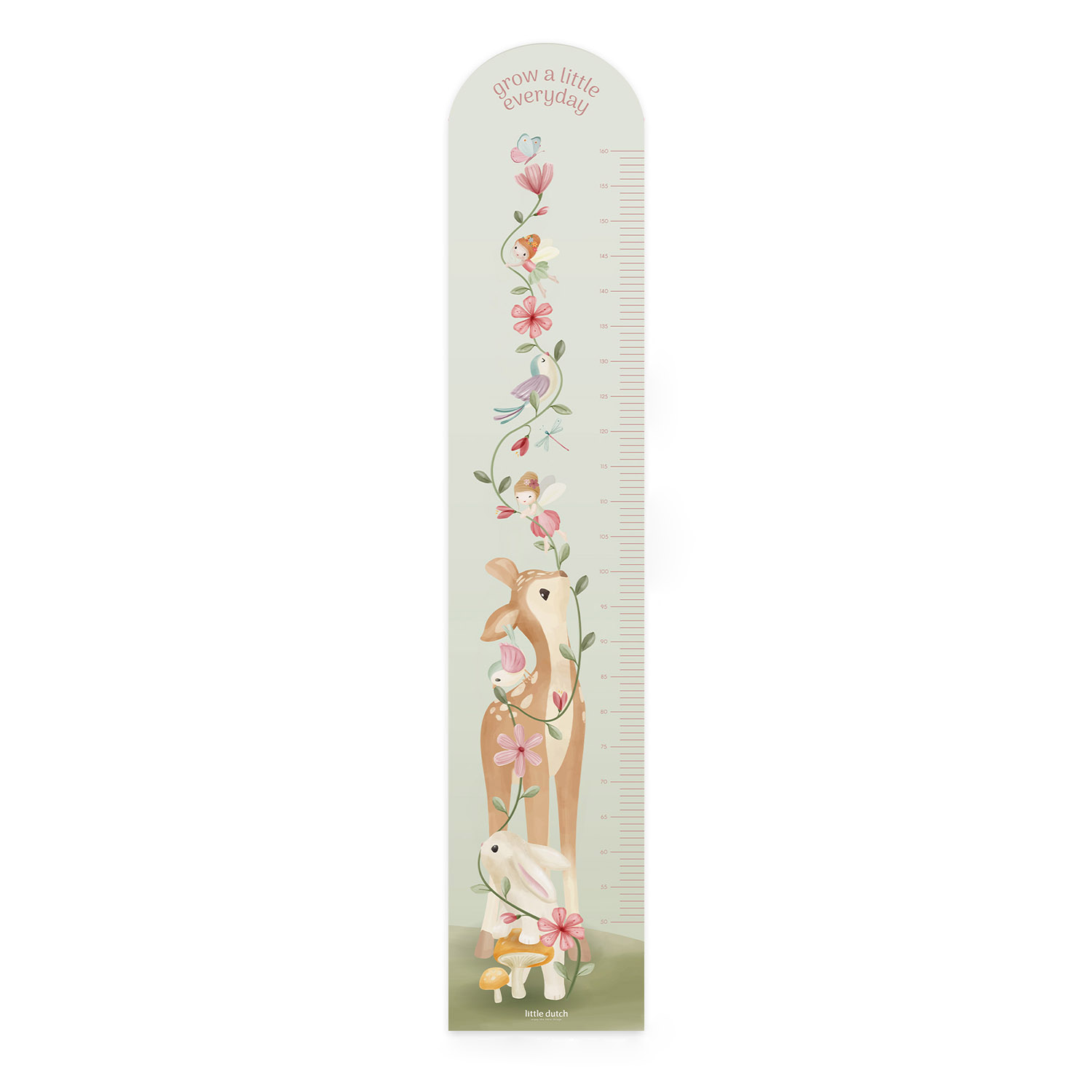 Messlatte Wandsticker / Wandaufkleber - Fairy Garden