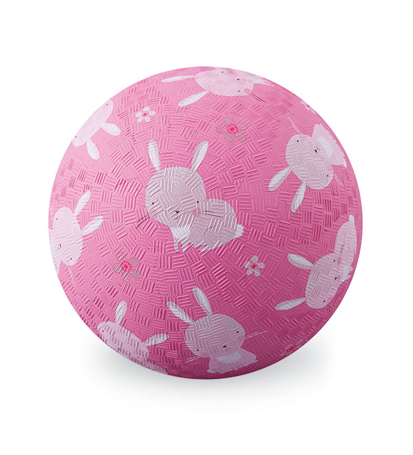 Naturkautschuk Ball Hase rosa Ø 13 cm