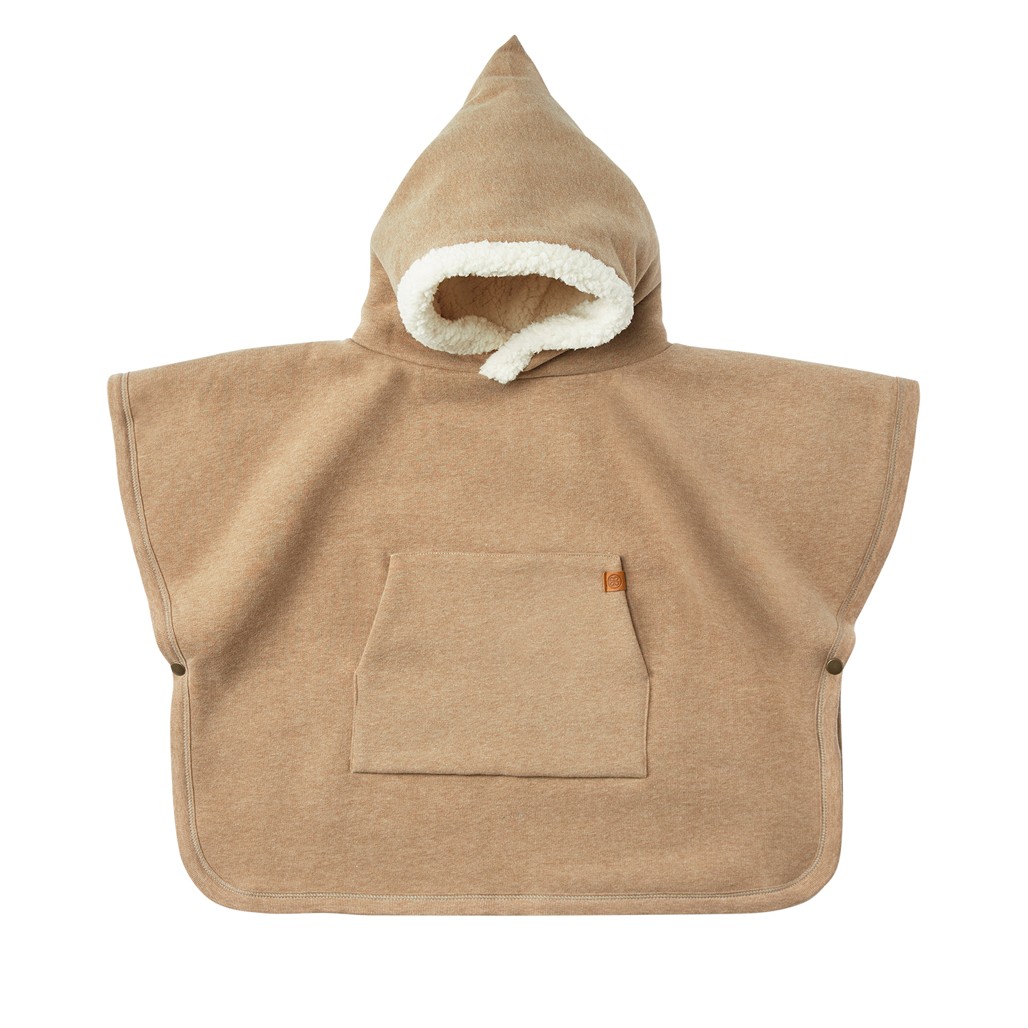 Teddy Winterponcho - braun (1-3 Jahre)