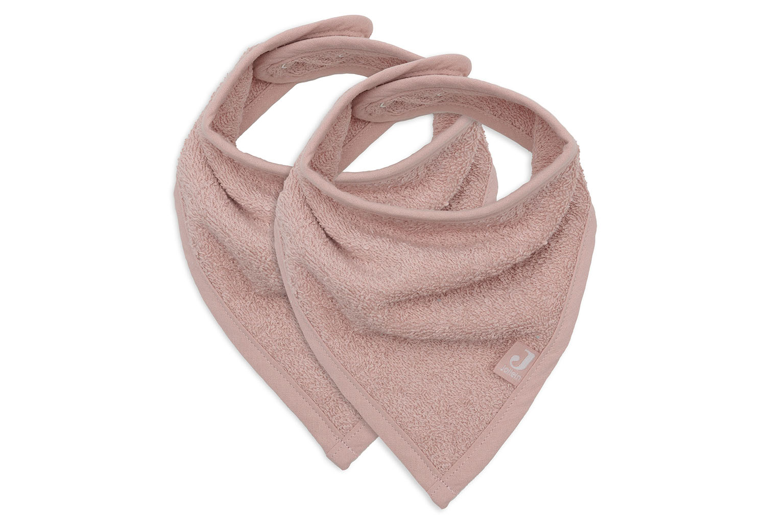 Bandana Lätzchen Halstuch 2er Set Frottee wild rose