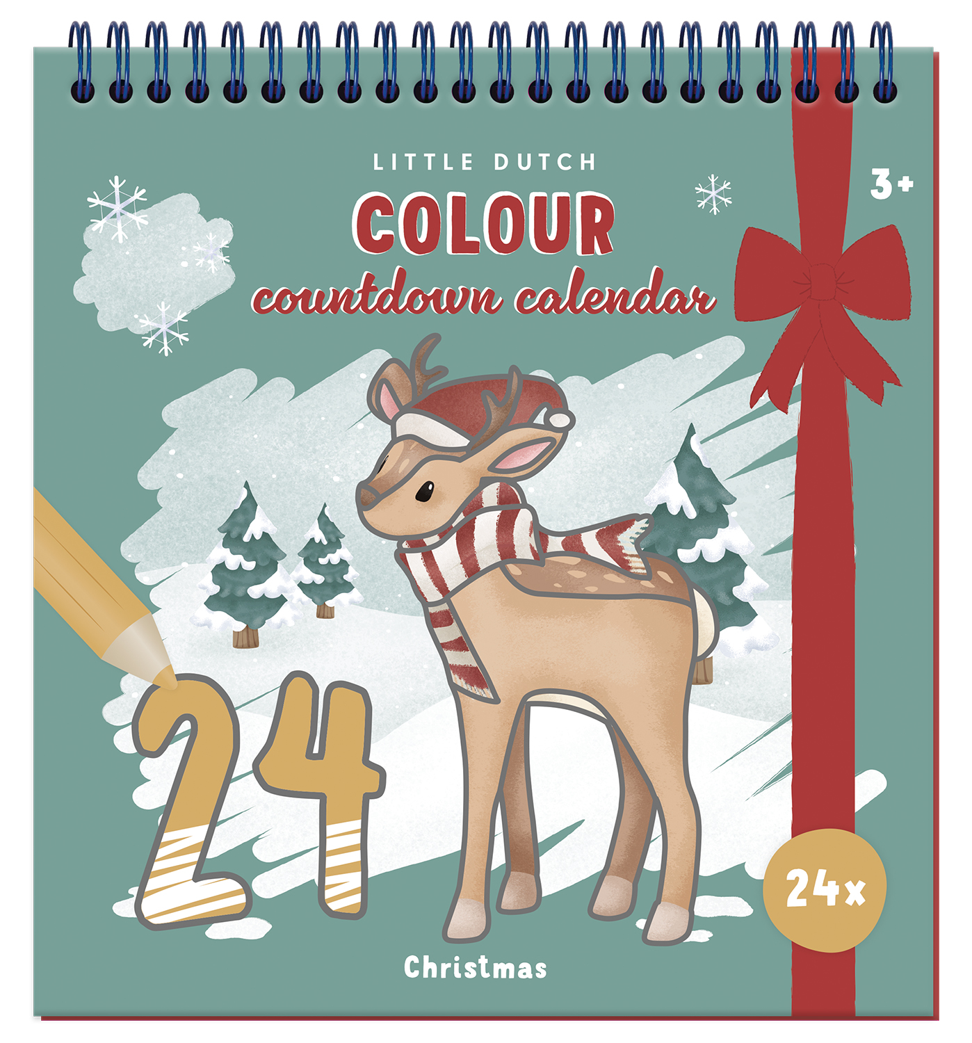 Adventskalender Malbuch / Colouring Book - Weihnachten