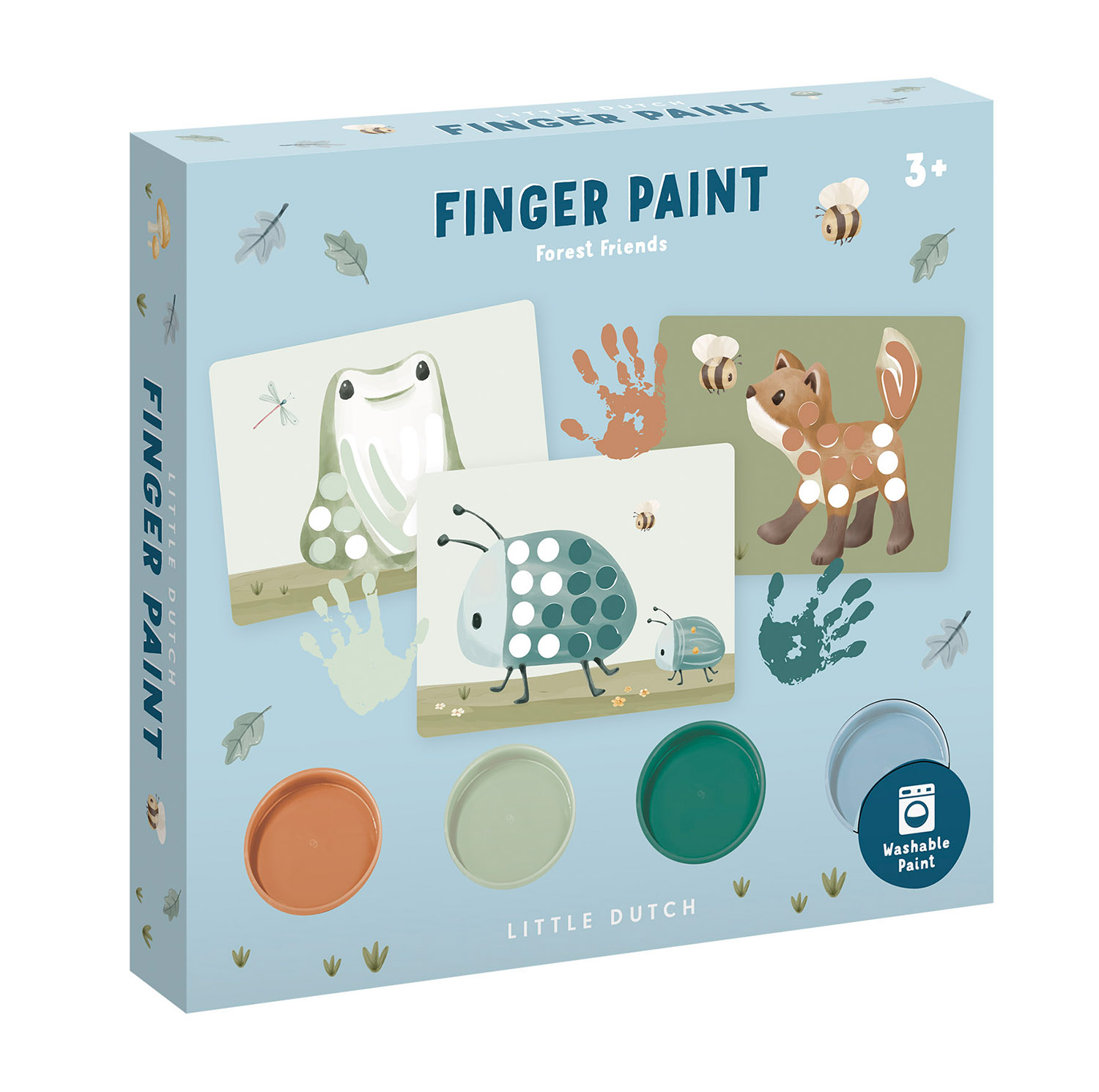 Fingermalset / Fingerfarbe - Forest Friends