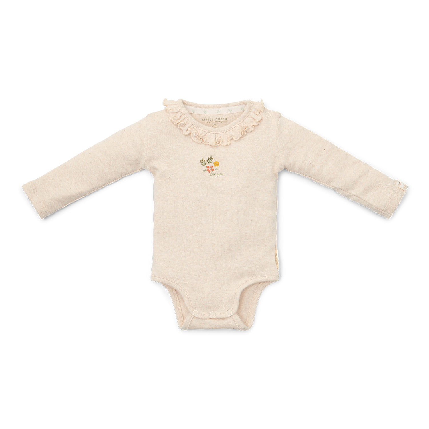 Body langarm Sand Melange - Little Farm beige (Gr. 44)