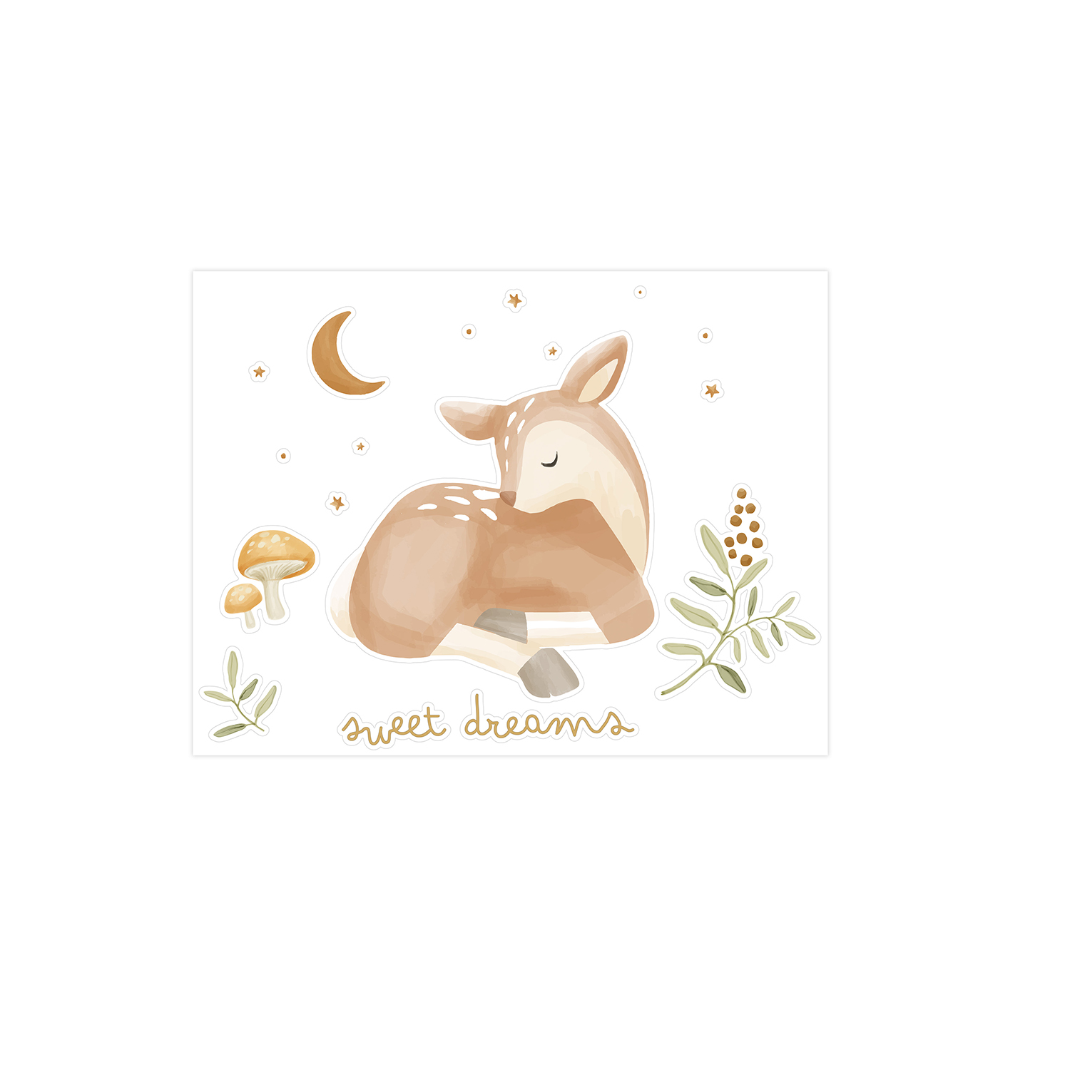 Wandsticker / Wandaufkleber Sweet Dreams - Fairy Garden