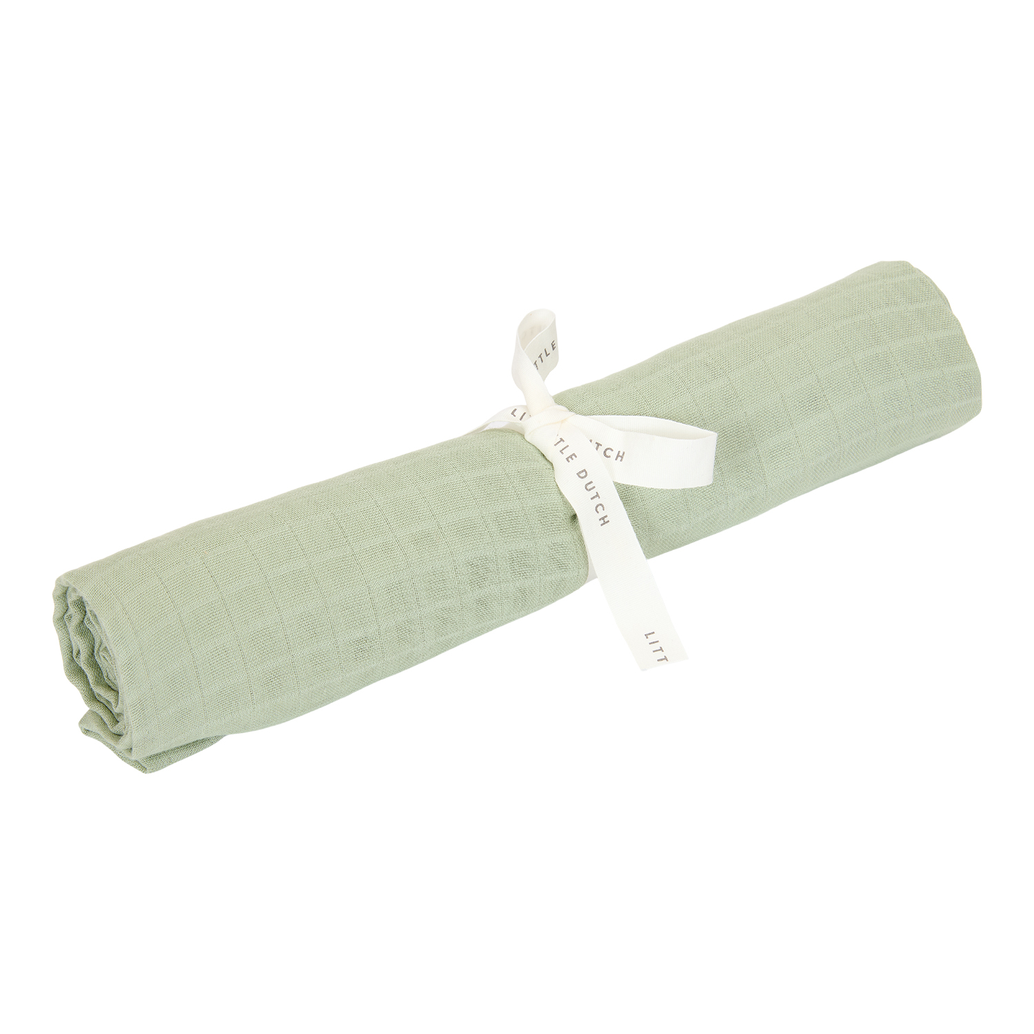 Musselin Swaddle Tuch / Pucktuch - Pure Sage (120x120 cm)