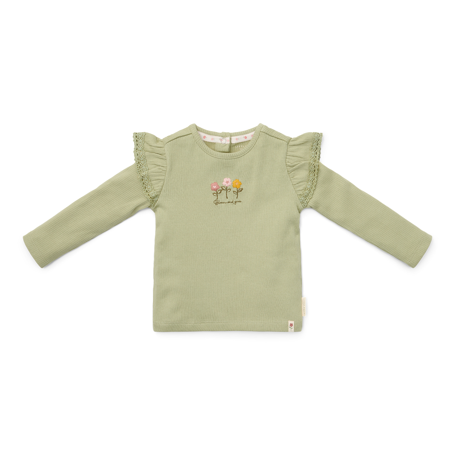 Long Sleeve Shirt / Langarmshirt - Little Farm grün (Gr. 104)